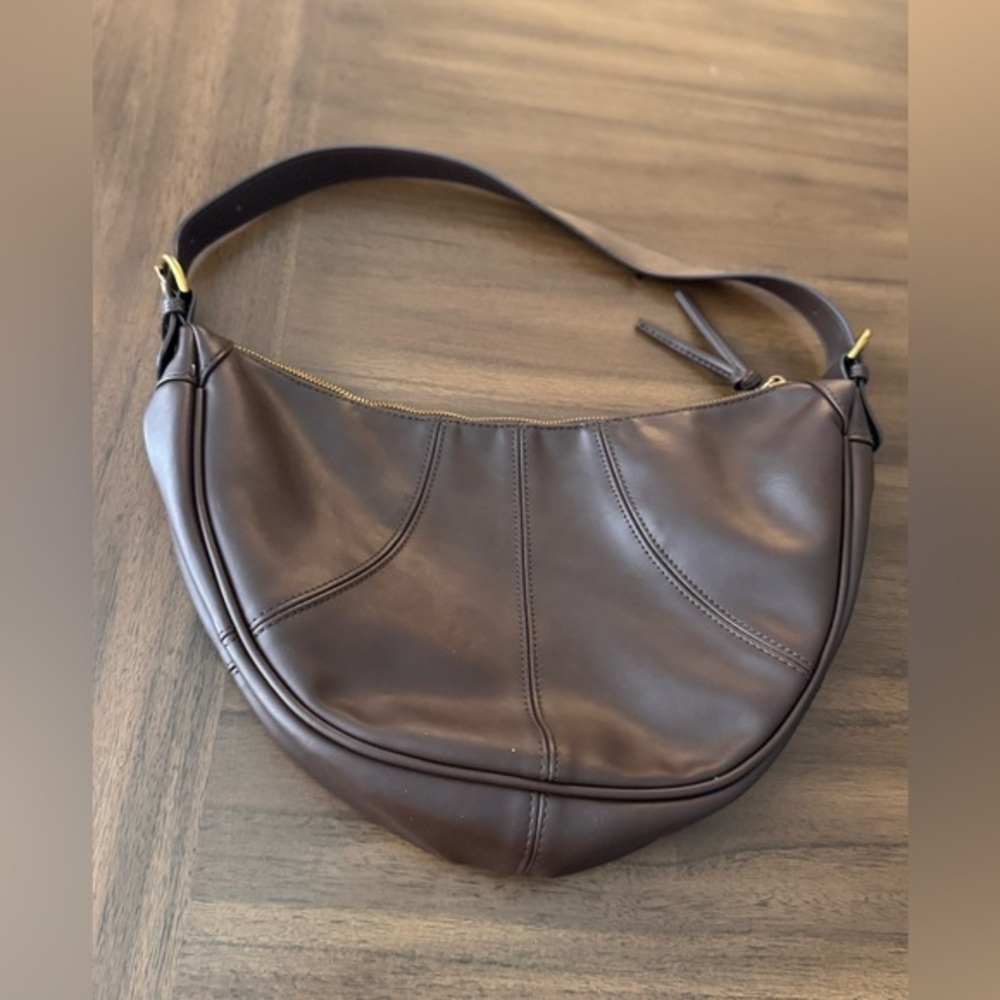 Mojito Brown Vegan Leather Shoulder Bag